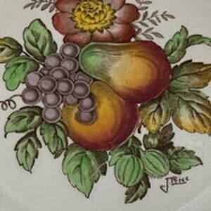 Vintage Spode Copeland ALDEN 9" Luncheon Plate Daisy Border Signed J. Price
